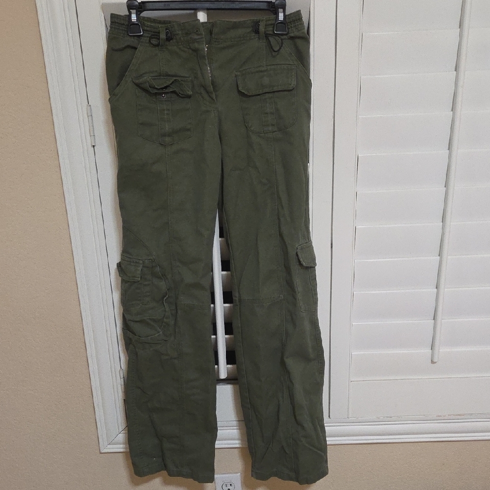 Brandy Melville Olive Green Cargo Pants